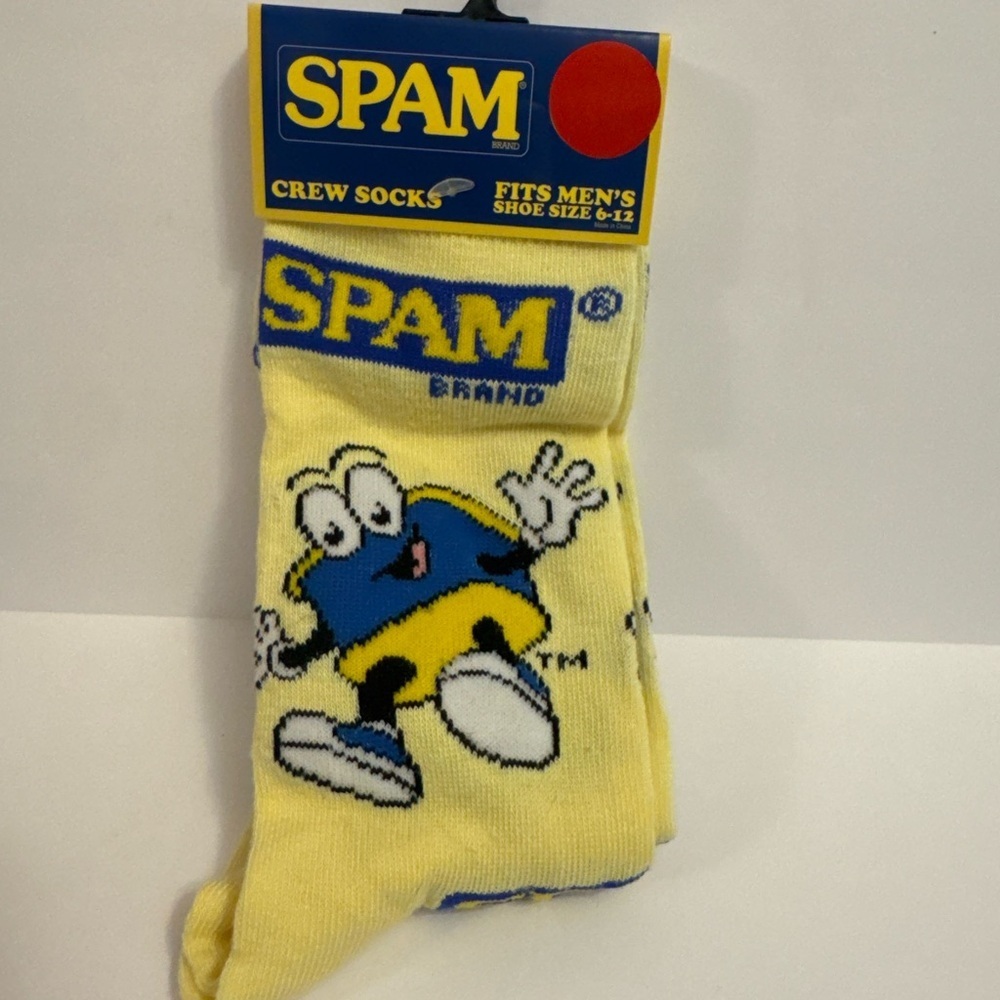 Men's Crew Socks - Red and Yellow